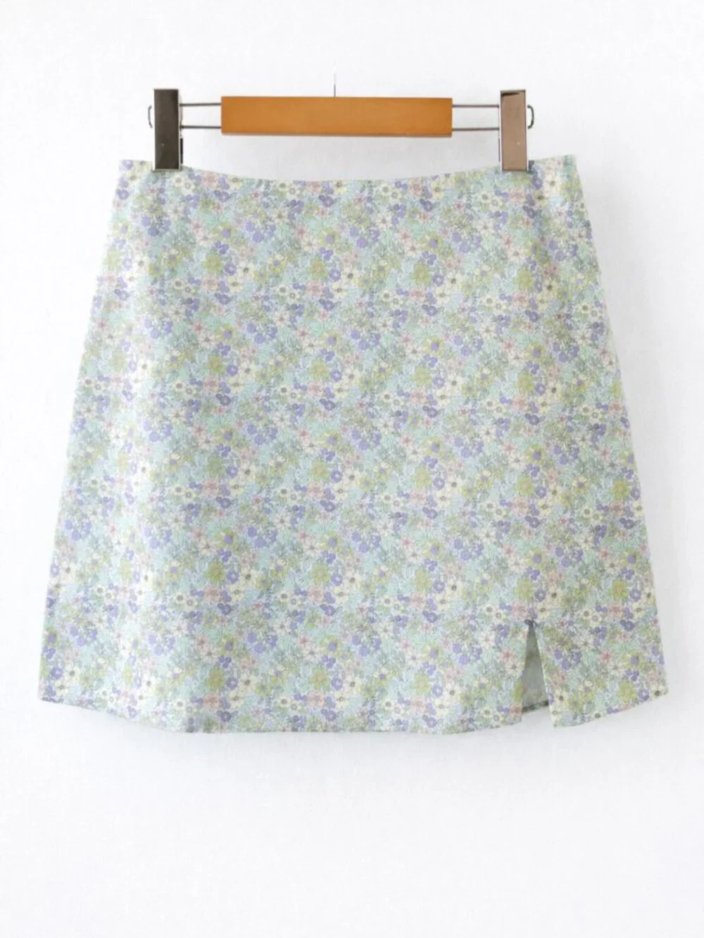 NEW Glamorous Floral Cotton Summer A-Line Skirt • NWT • Size 6 - Small - Picture 8 of 9